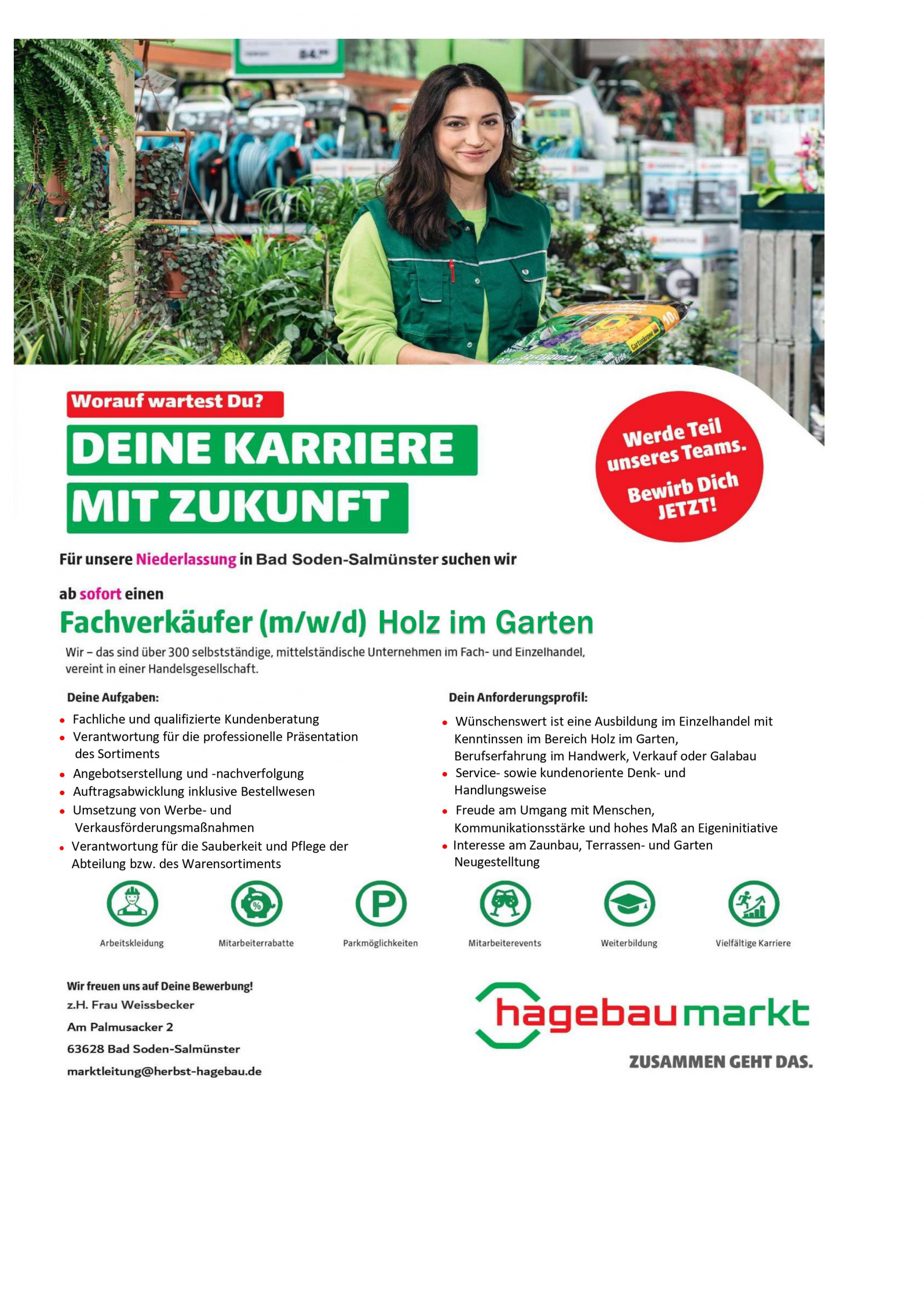 Holz im Garten